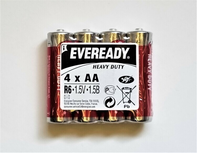 Элемент питания AA R6 "Eveready" (минимальная партия 4шт)